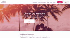 Desktop Screenshot of albumregistry.com